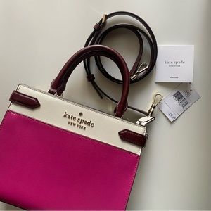 Kate Spade Staci Pink Satchel / Crossbody